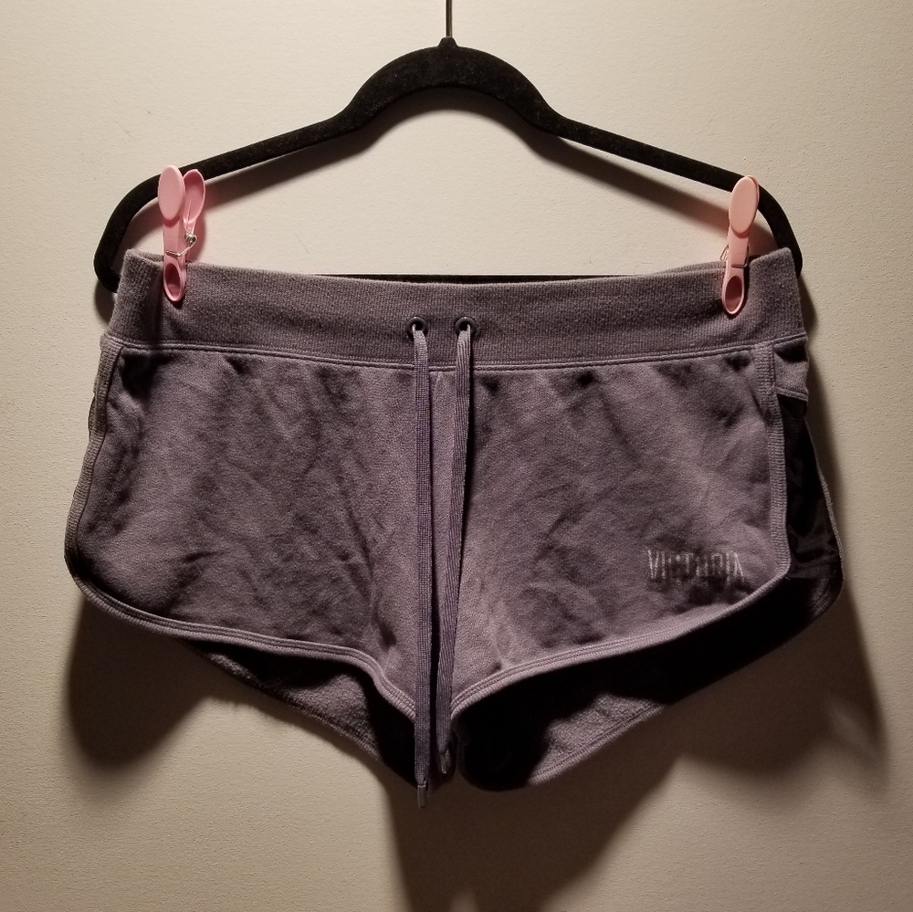 👙Victoria's Secret Sport drawstring shorts with mesh side paneling